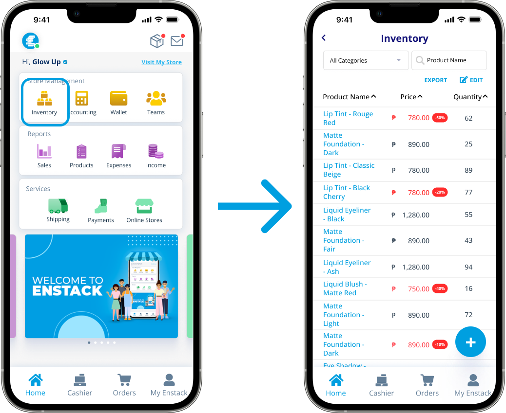 how-do-i-see-the-different-products-available-in-my-store